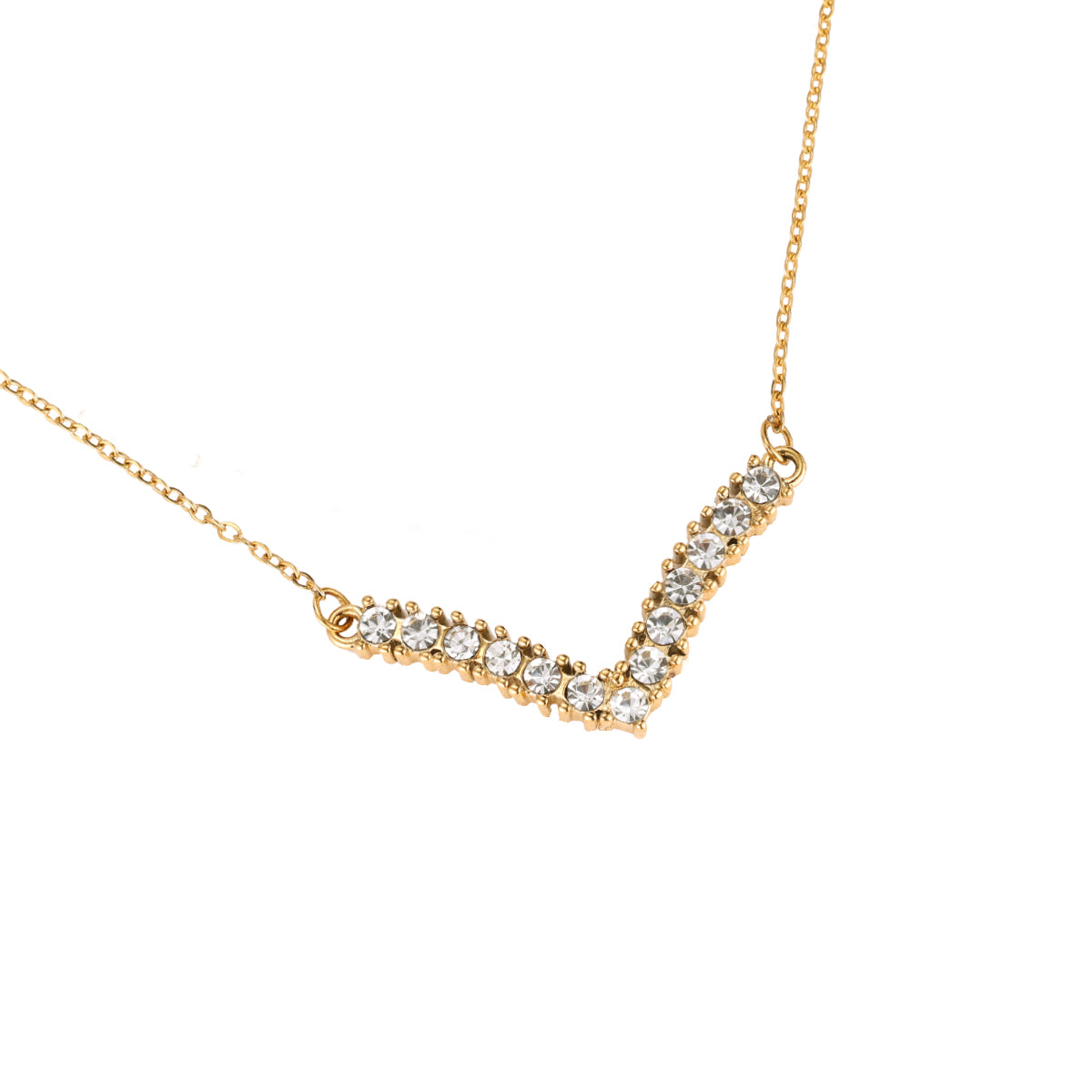 Halskette Diamond Shine, ideal für ein glamouröses und stilvolles Outfit.