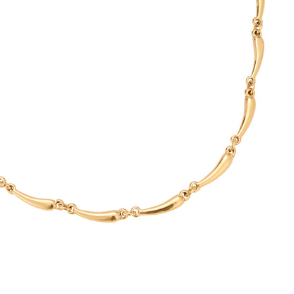 Halskette Drop Chain mit modernem Design für einen edlen und zeitlosen Look.