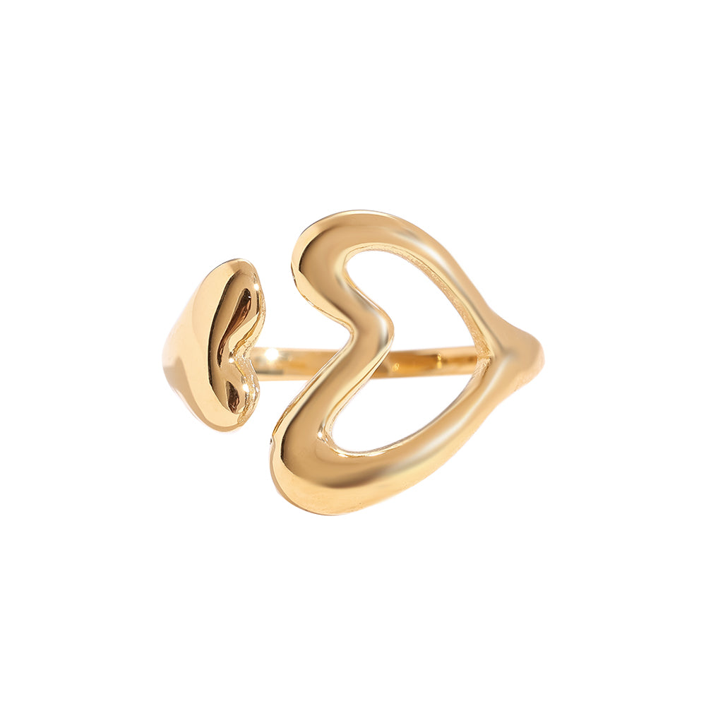Hearts Hug Ring – Symbol der Liebe in einem eleganten Design