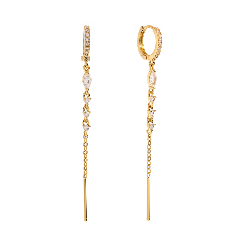 Long Chain Ohrringe – Zeitloses Design für elegante Outfits