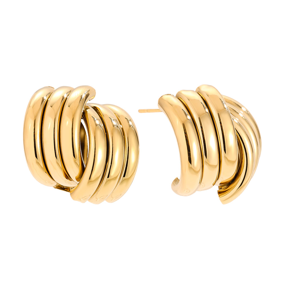 Stilvolle Line Ohrringe mit minimalistischem Design