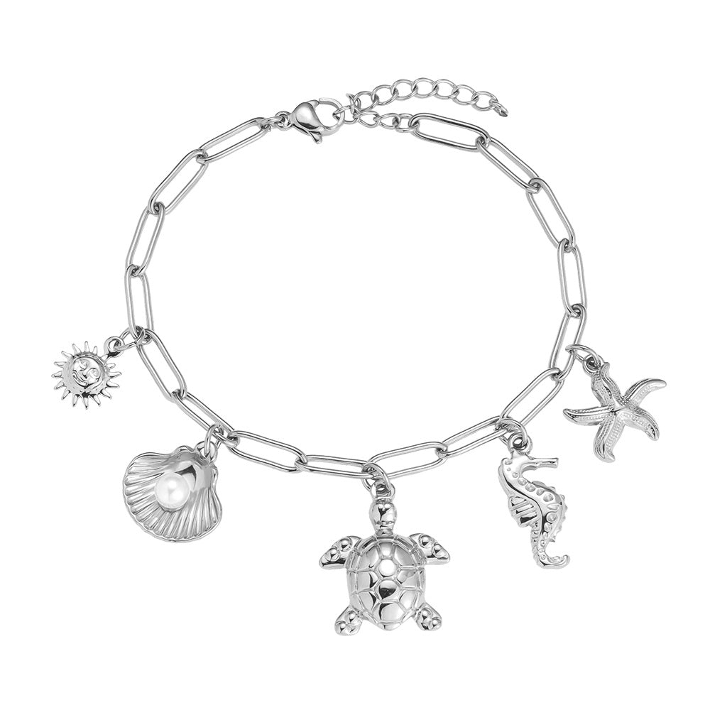 Ocean Love Armband mit maritimen Anhängern