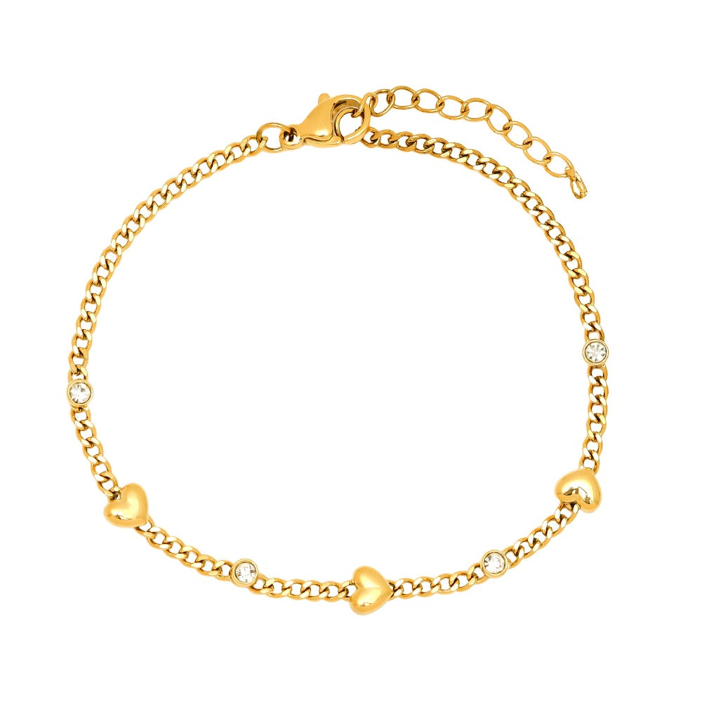 Mini Herzchen Armband mit zartem Design