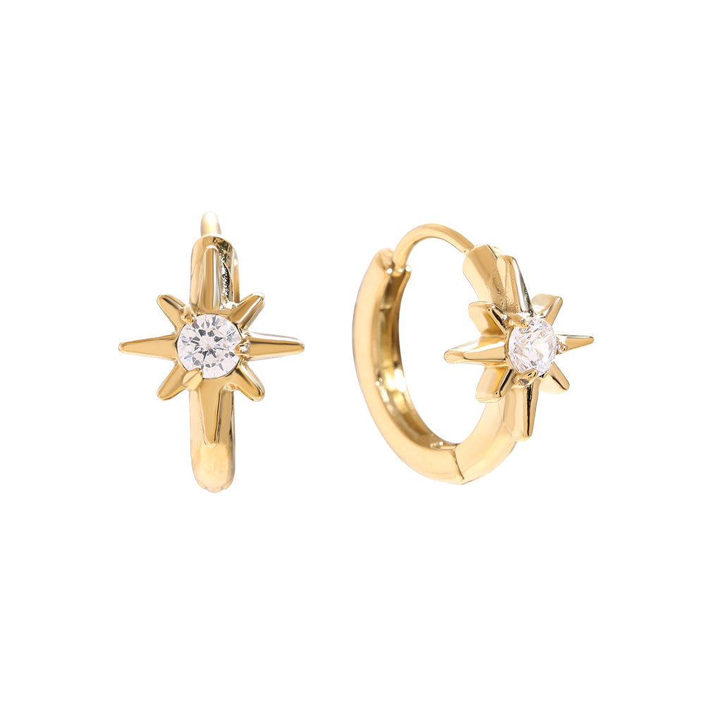 Modern Star Ohrringe – Zeitloses Design für elegante Outfits