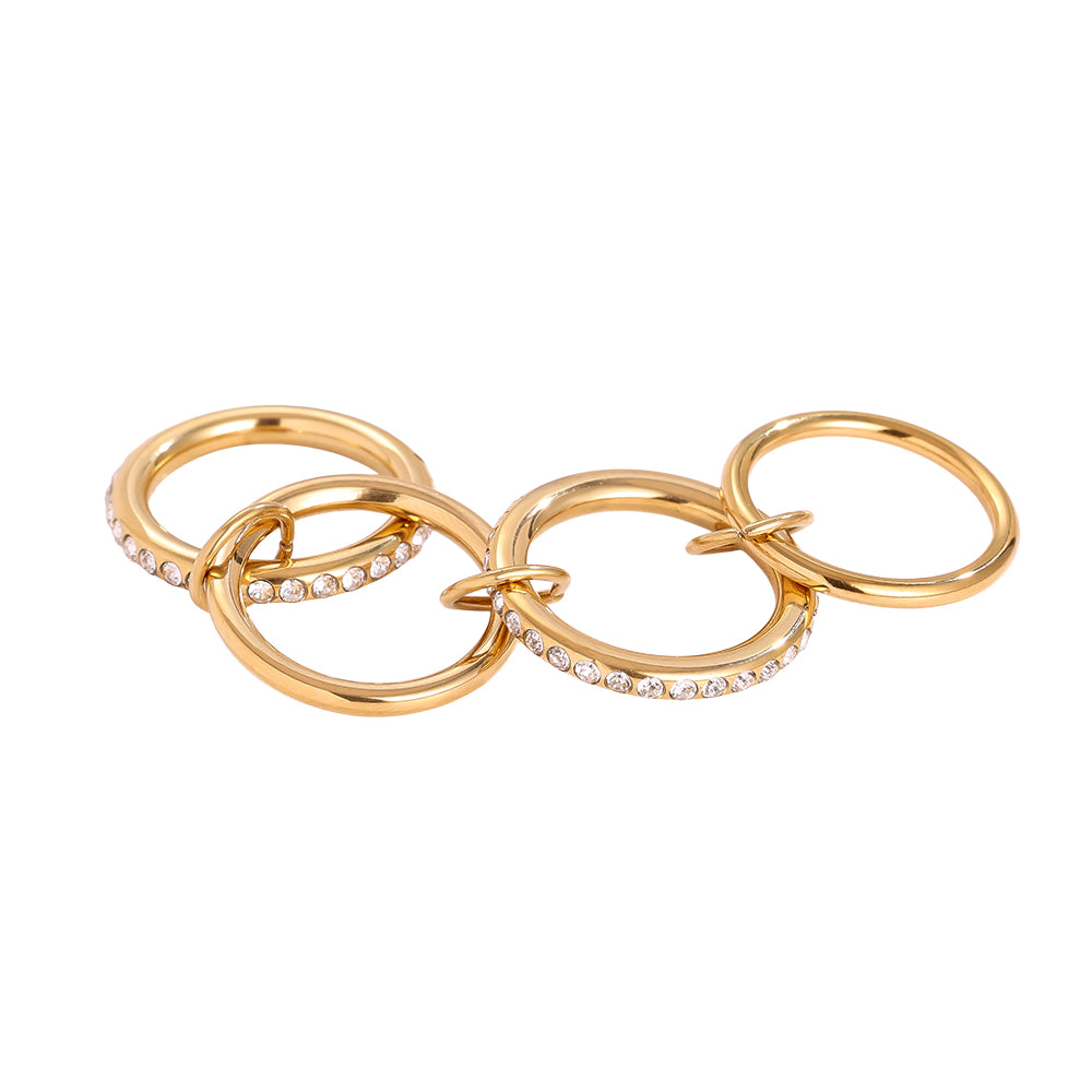 Layer 4er Ring für Alltag und besondere Anlässe