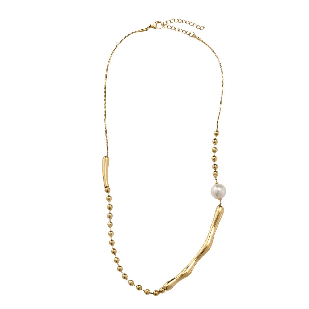 Multi Pearl Halskette mit eleganter Perle für einen zeitlosen Look.