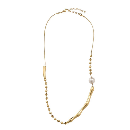 Multi Pearl Halskette mit eleganter Perle für einen zeitlosen Look.