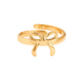 Schlichter Ring mit Schleifen-Design