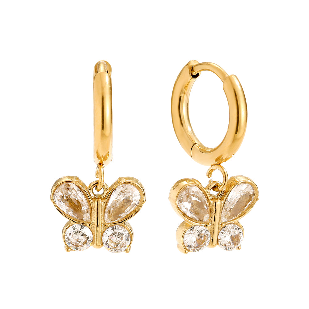 Nice Butterfly Ohrringe mit filigranem Schmetterlingsdesign – für feminine Looks