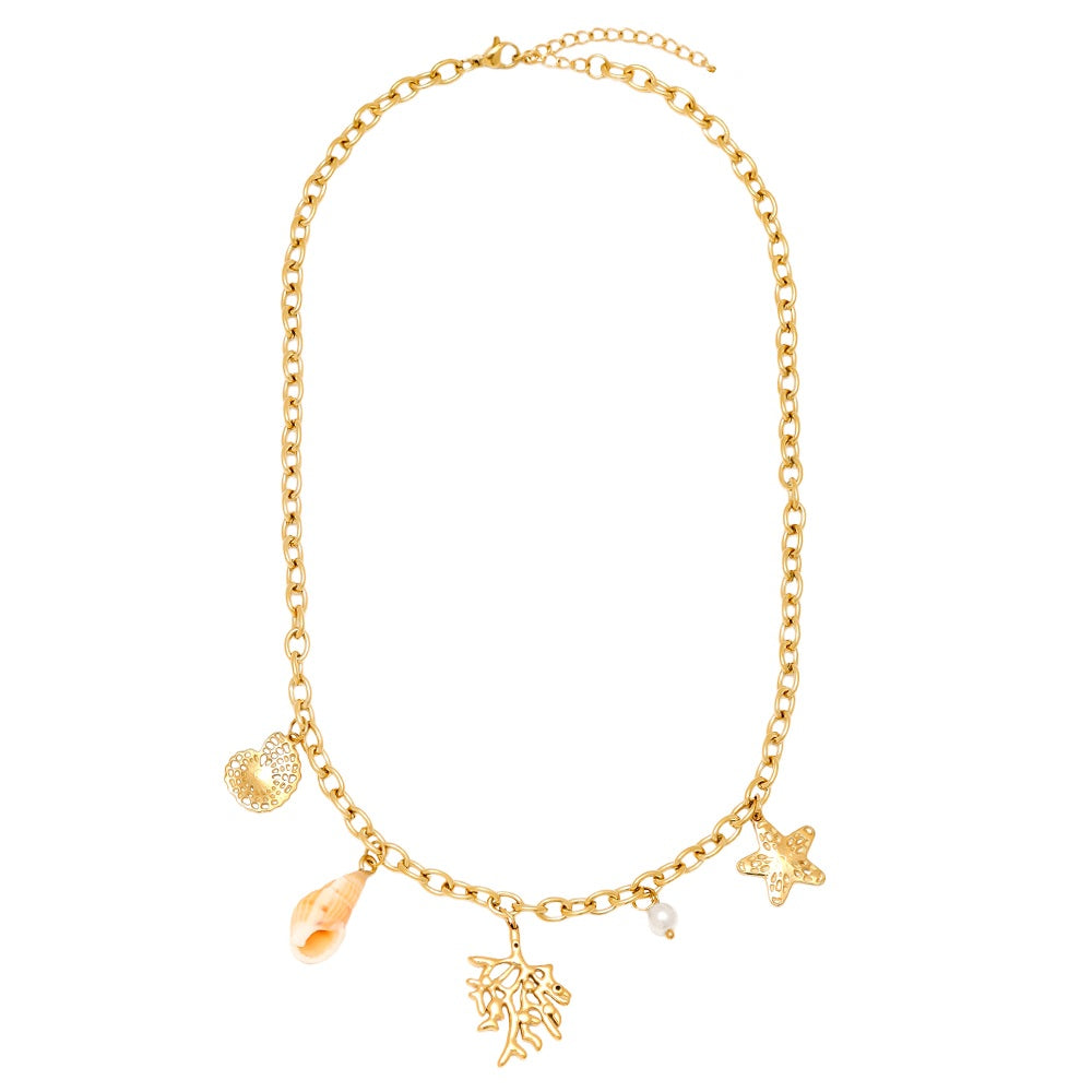 Halskette im maritimen Design mit Anhänger