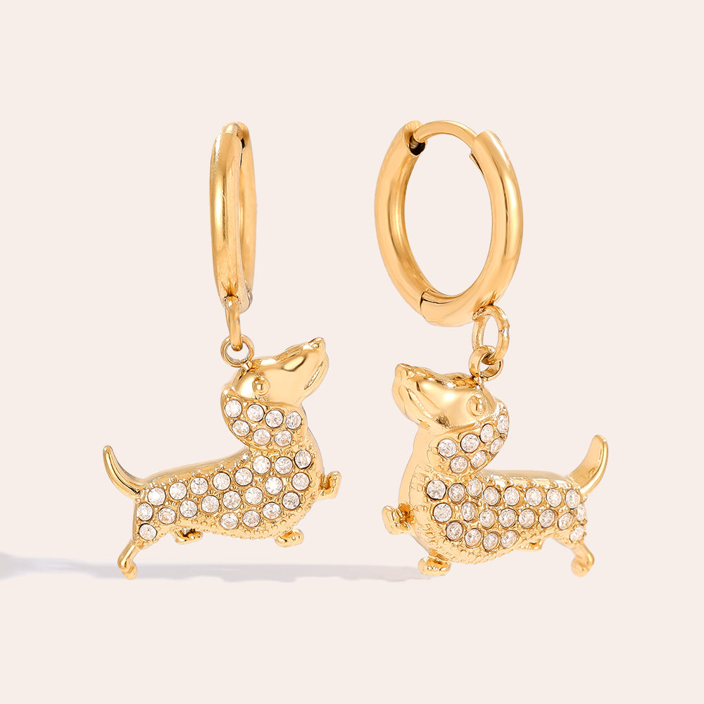 Ohrhänger mit Hundemotiv für jeden Tag