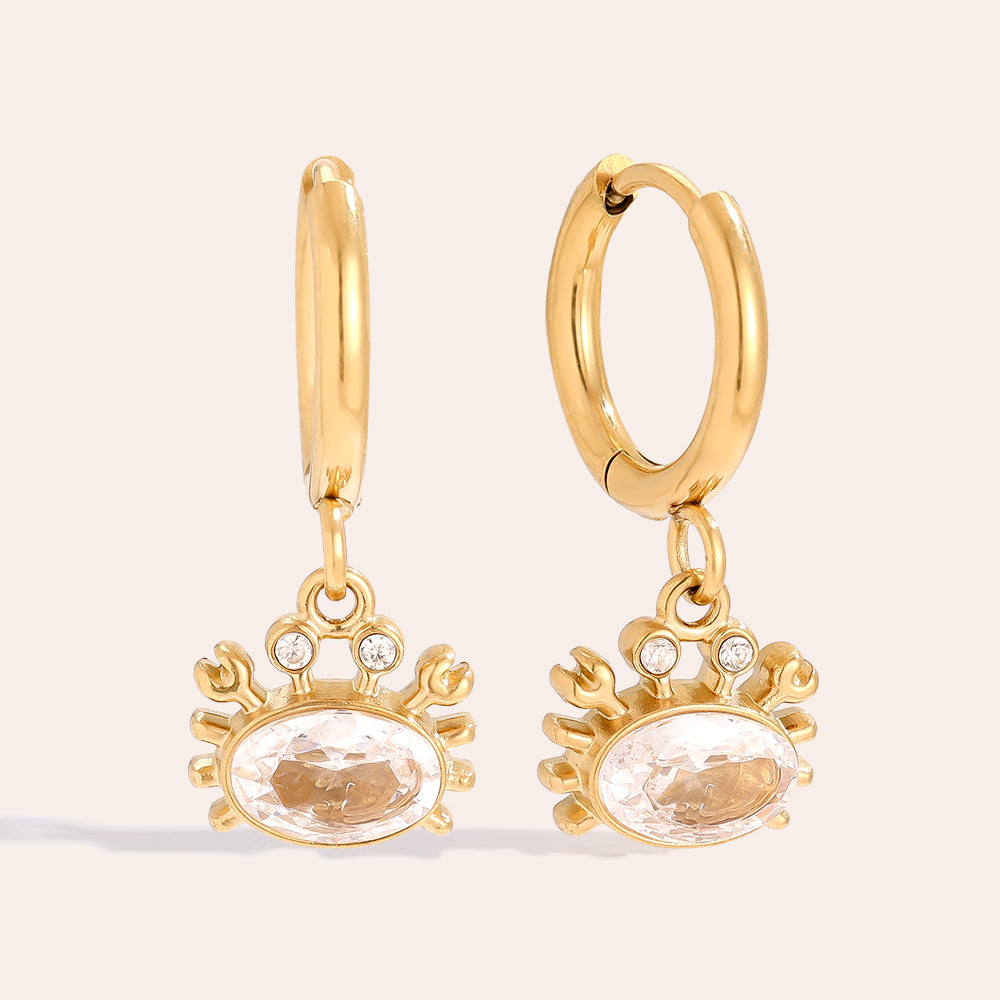 Ohrschmuck im Crab-Design – maritimer Stil