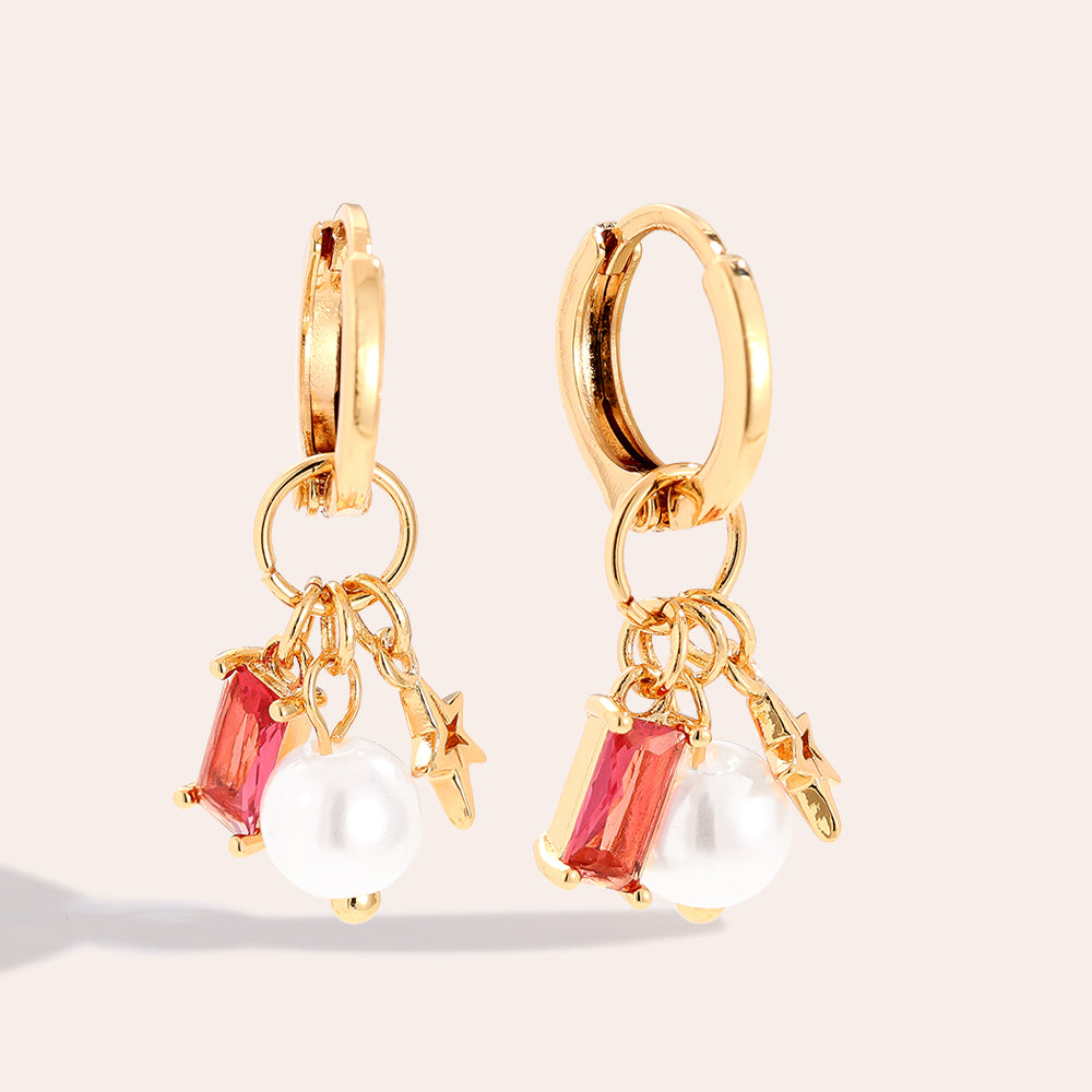 Star and Pearl Design – elegante Ohrringe für besondere Anlässe