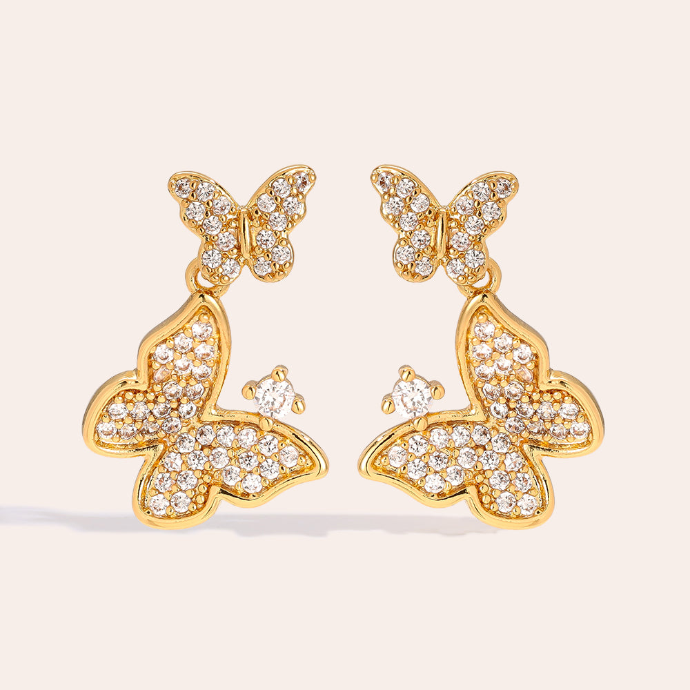 Ohrstecker in Schmetterlingsform – stilvoller Schmuck für Damen