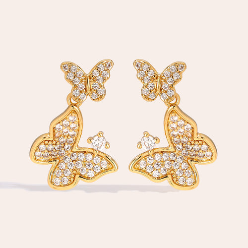 Ohrstecker in Schmetterlingsform – stilvoller Schmuck für Damen