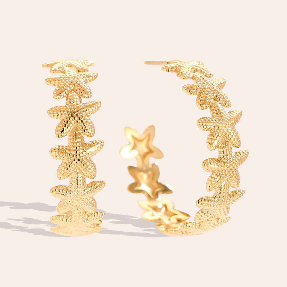 Ohrstecker im Sea Star Stil für Damen