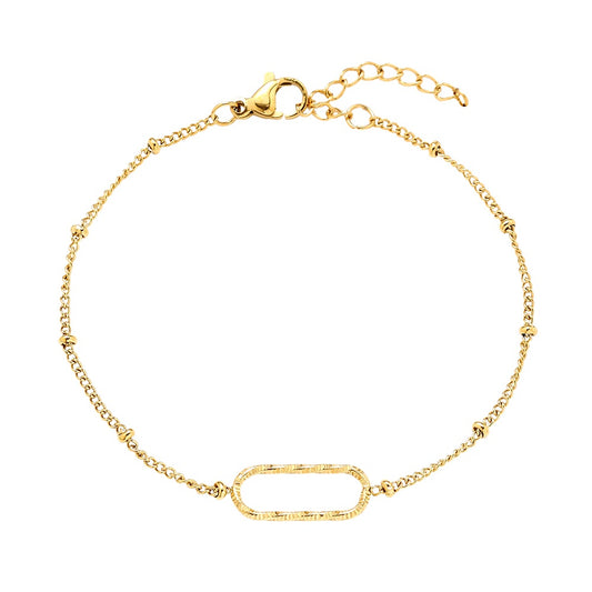 Elegantes Oval Armband mit modernem Design