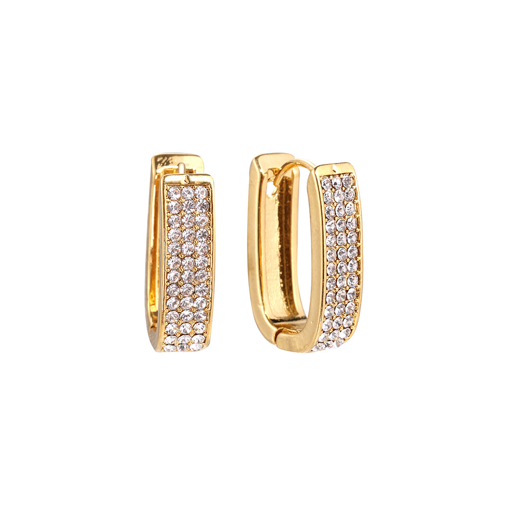 Oval Triple Ohrringe – Stilvolles Schmuckstück für moderne Looks