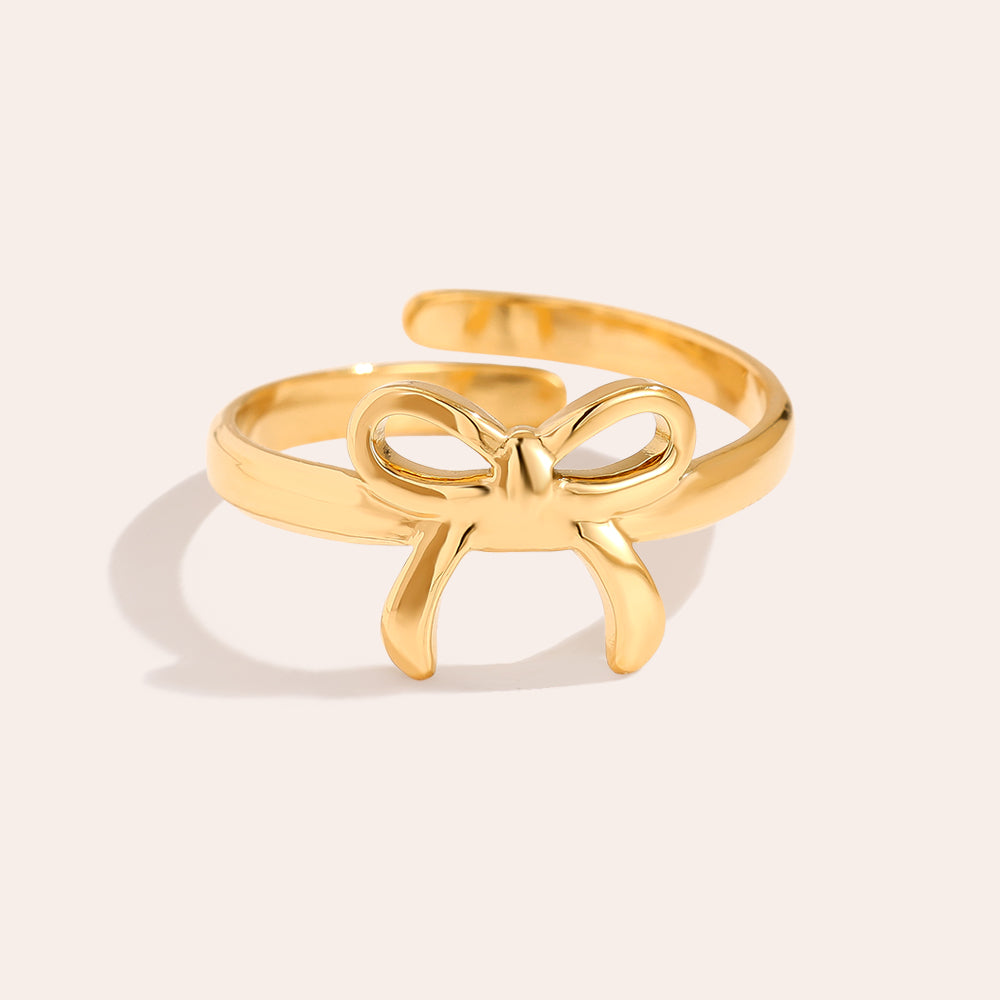Moderner Nice Bowtie Ring für elegante Looks
