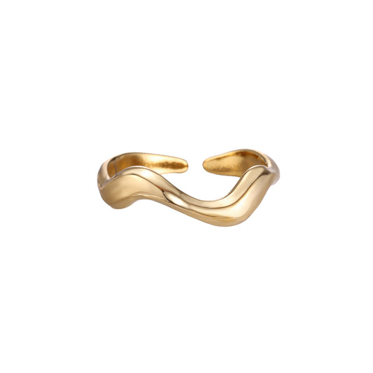 Ripple Ring – Wellenförmiges Design für einen einzigartigen Look