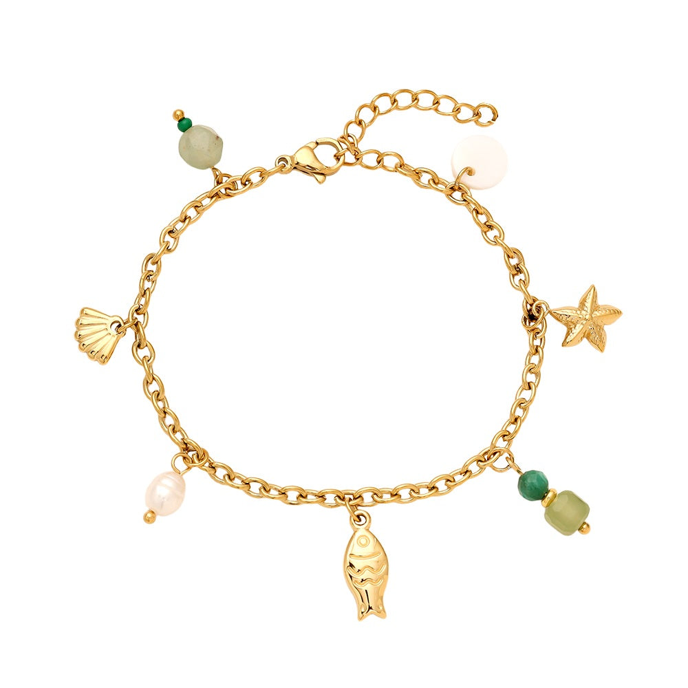 Sea Life Charms Armband mit maritimen Anhängern