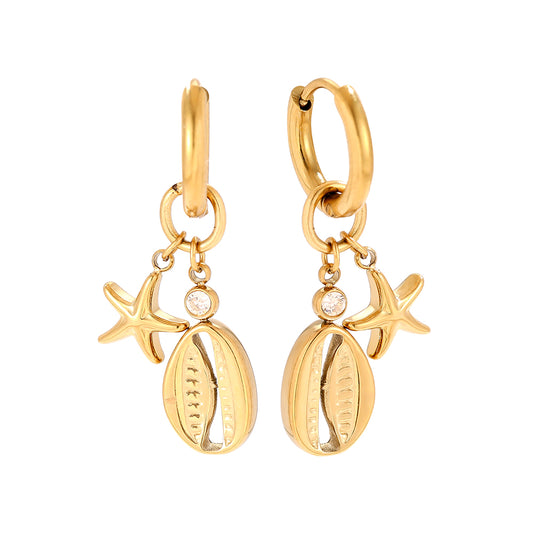Sea Life Ohrringe mit maritimen Motiven für Damen