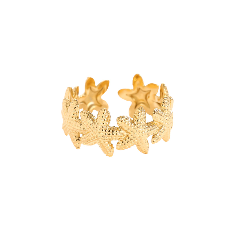 Sea Star Ring mit filigranem Seestern-Design