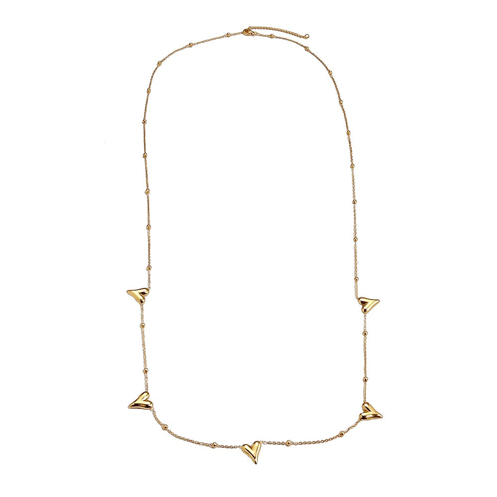 Sharp Hearts Halskette – Elegantes Design für einen modernen Look