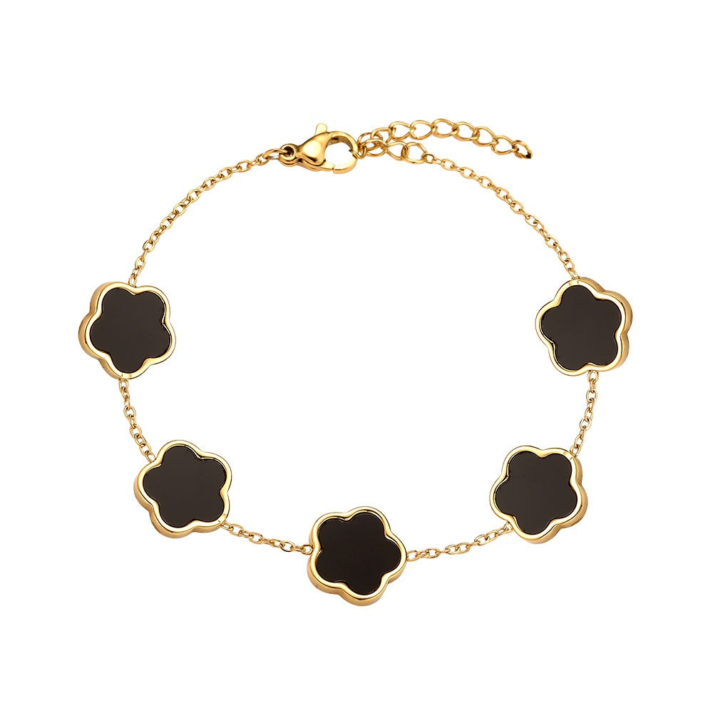 Shell Flowers Armband – eleganter Schmuck mit Blumen-Muster aus Muscheln