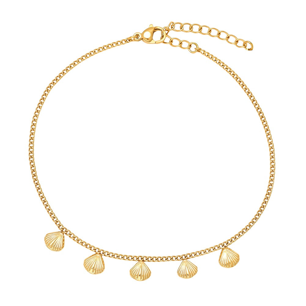 Shells Fußkette mit Muschel-Design für Damen