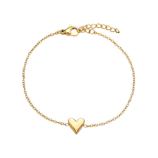 Simple Heart Armband – Zeitloses Design für einen eleganten Look