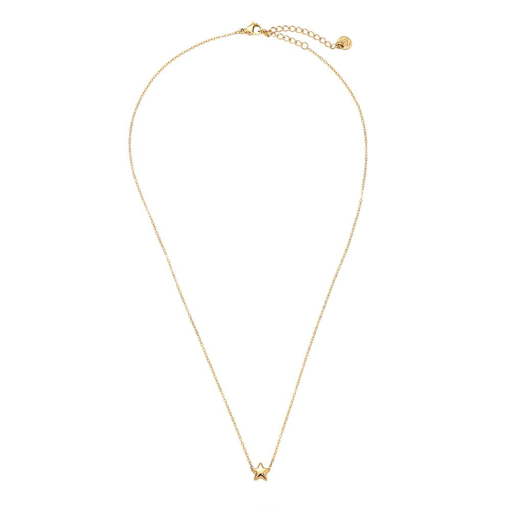 Filigrane Simple Star Halskette mit dezentem Stern-Design, ideal für jeden Anlass.