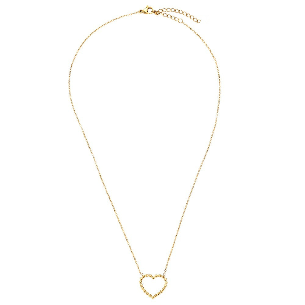 Single Heart Halskette mit elegantem Herz für einen modernen Look.