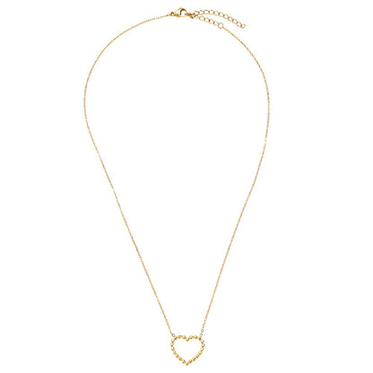 Single Heart Halskette mit elegantem Herz für einen modernen Look.