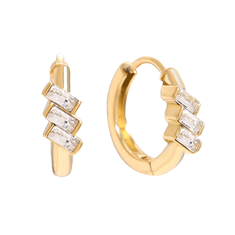 Slanted Cubes Ohrringe – Modernes Design für elegante Outfits