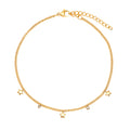 Star Fußkette mit Stern-Motiv für Damen