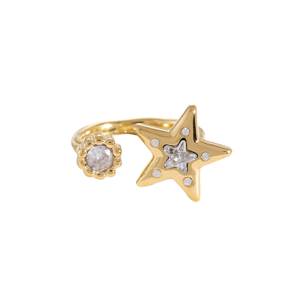 Star Ring – Stilvoller Ring mit funkelndem Sternedesign