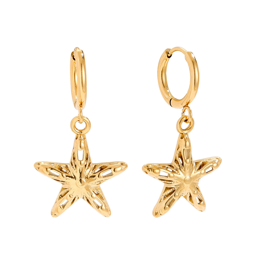Feine Stern Ohrringe aus hochwertigem Material