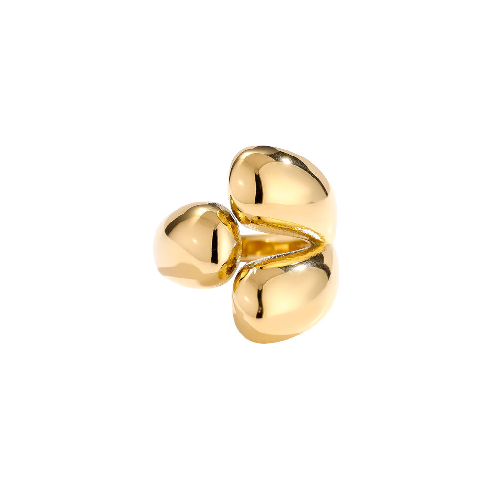 Three Drops Ring – eleganter Ring mit dreifachem Tropfendesign für deinen Look