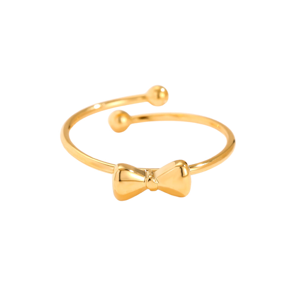 Zarter Ring mit Schleifen-Design