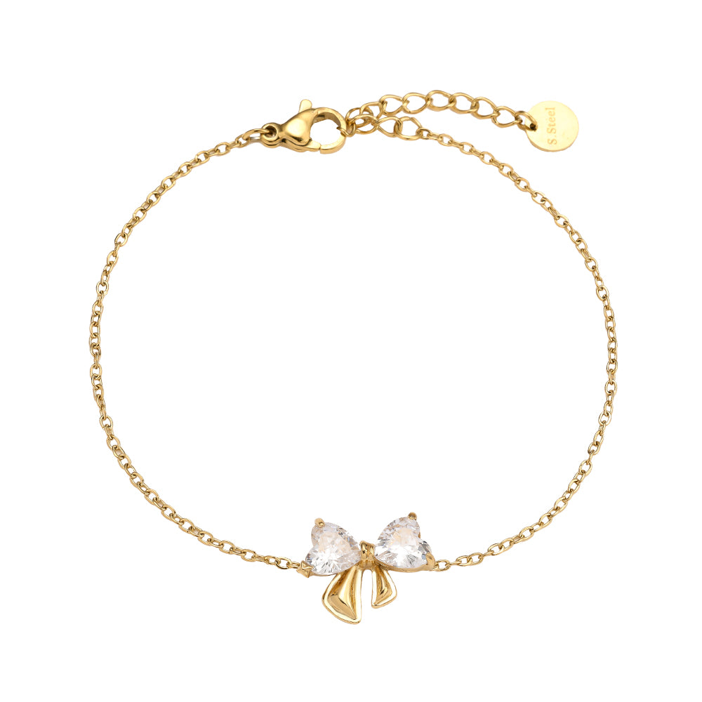 Vintage Bowtie Armband mit eleganter Schleifen-Form für einen zeitlosen Look.