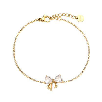 Vintage Bowtie Armband mit eleganter Schleifen-Form für einen zeitlosen Look.