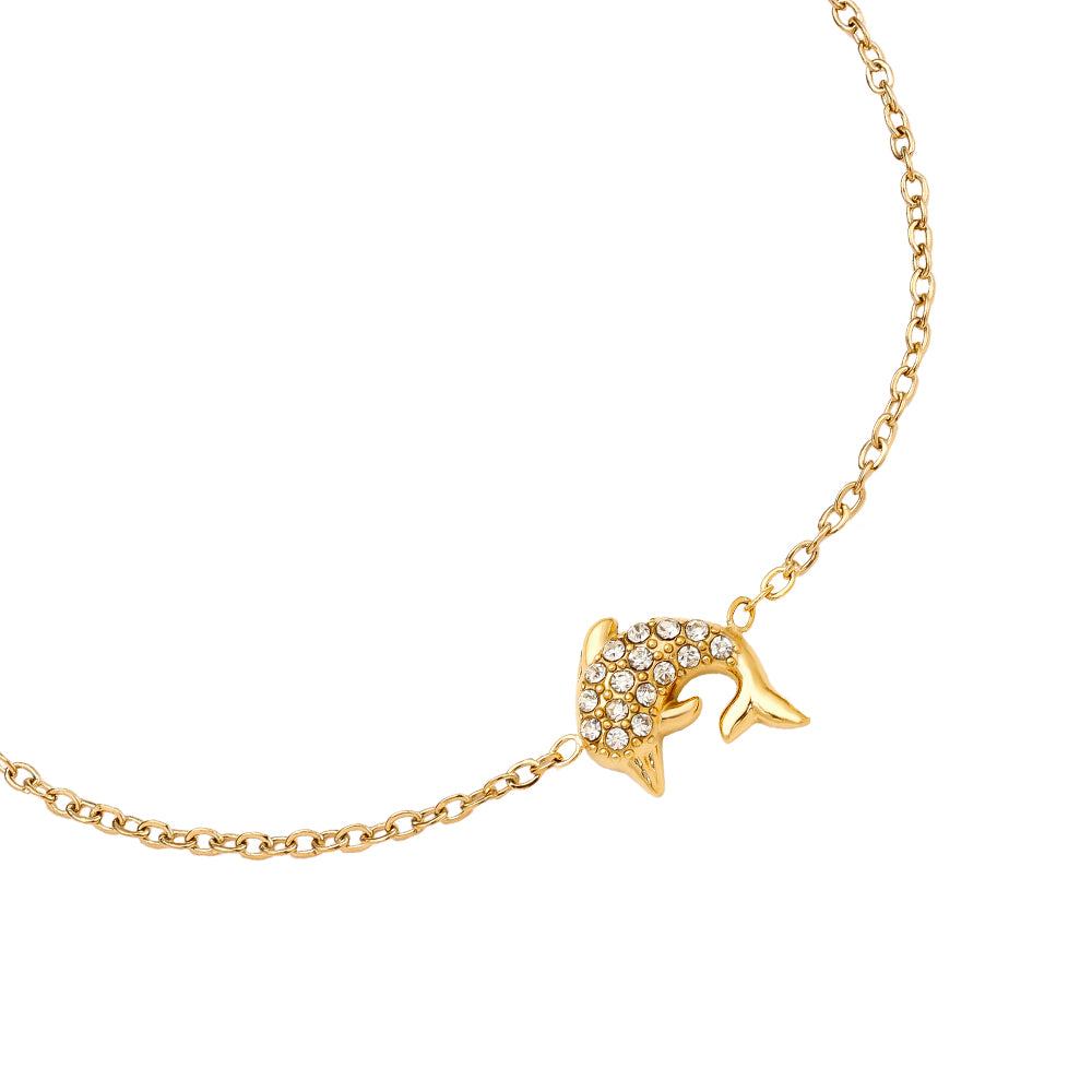 Elegantes Delfin Armband mit feinem Meeres-Design für jeden Anlass